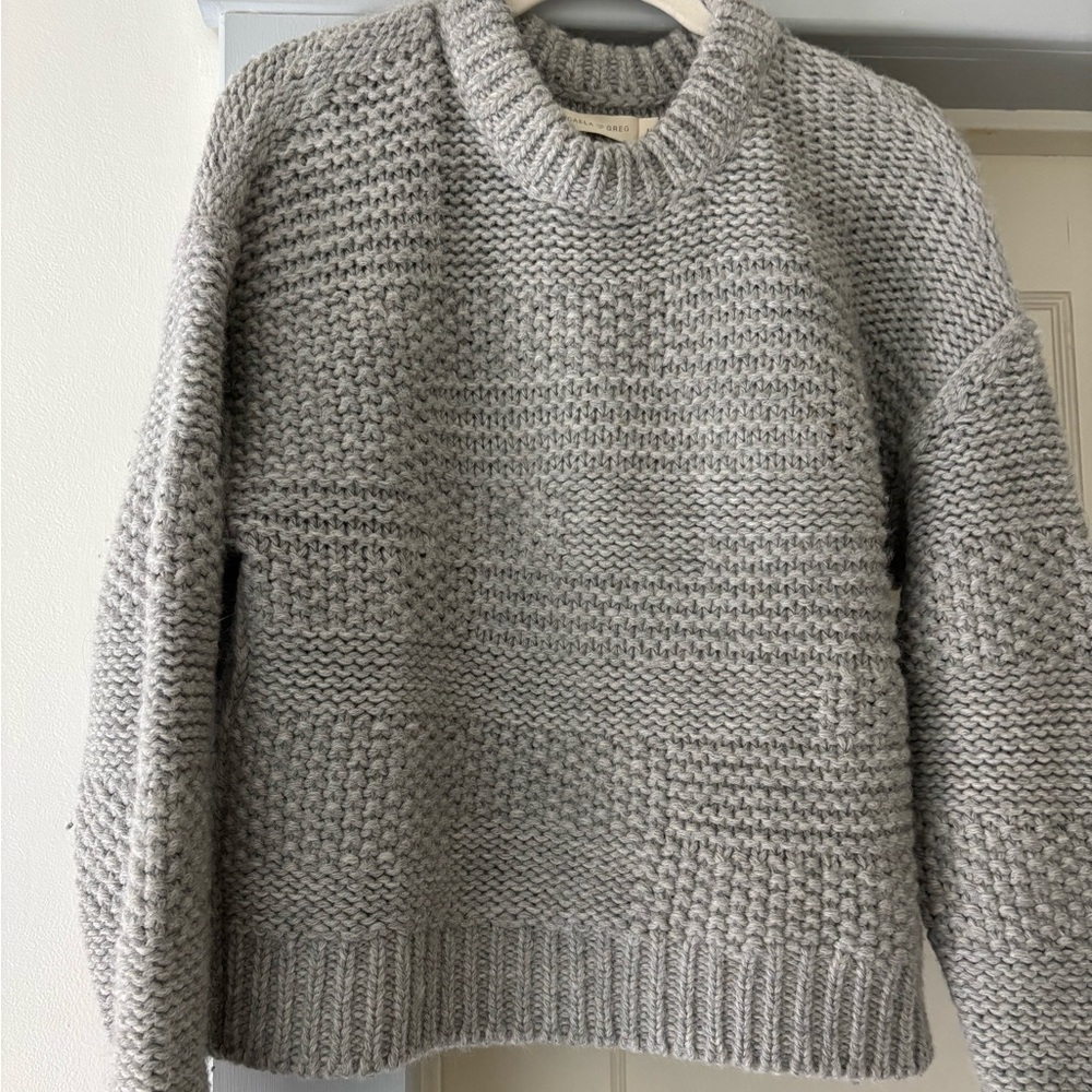 Micaela Greg Mixed Stitch Sweater